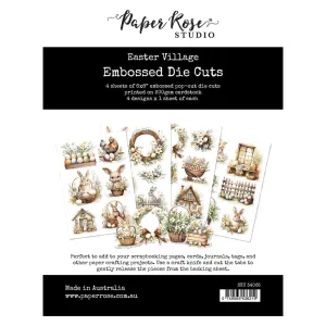 Paper Rose Studio - Easter Village - Embossed Die Cuts