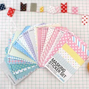 Pastel Masking Stickers - 27 sheets