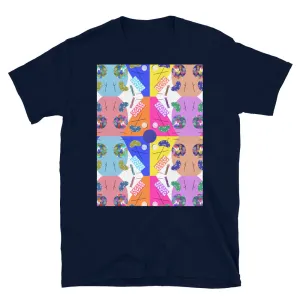 Patterned Short-Sleeve Unisex T-Shirt | Fiesta | Memphis Circus Collection