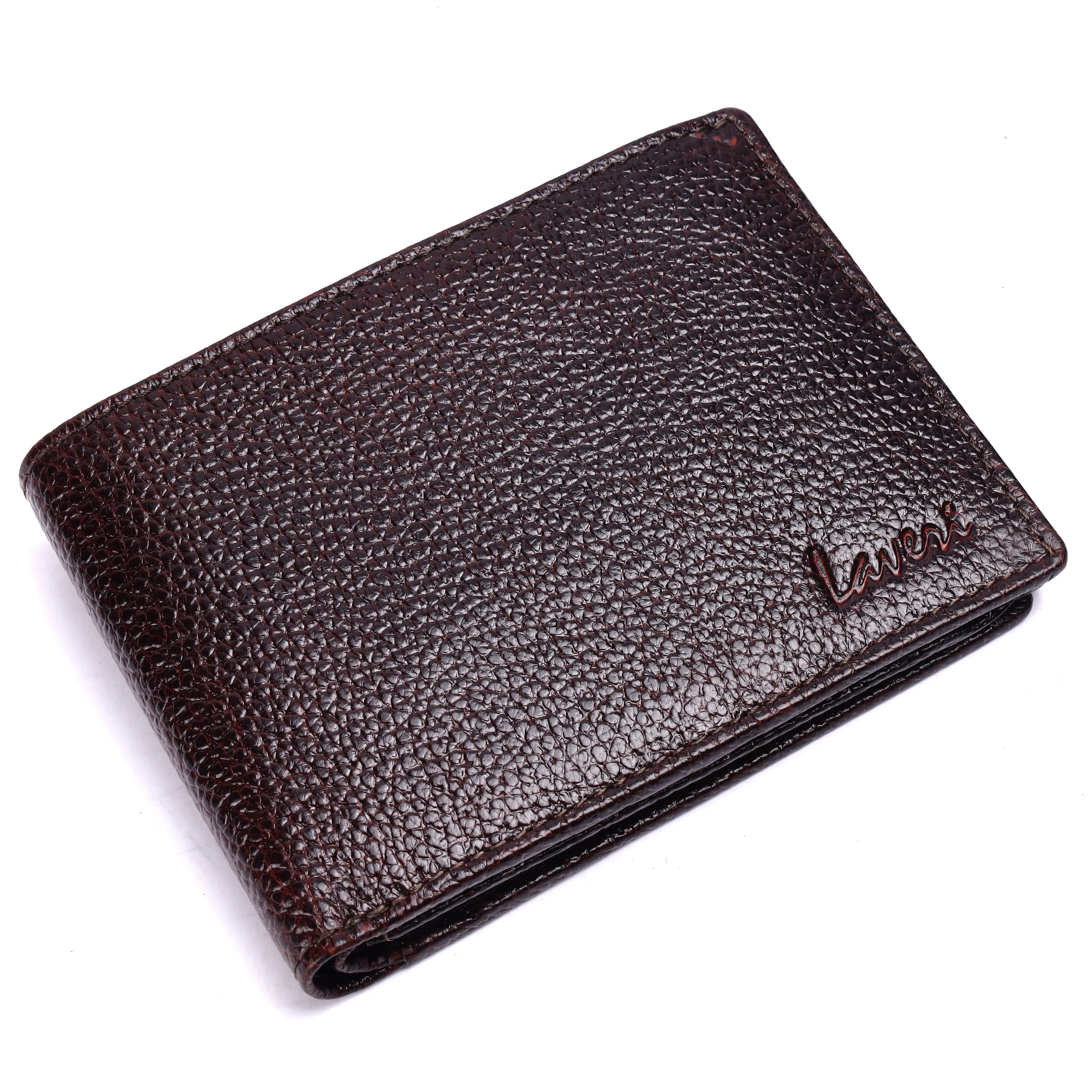 Pebble Texture 20 Card Billfold Coin Pocket Wallet #1886C