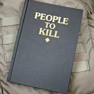 PEOPLE TO KILL NOTEBOOK
