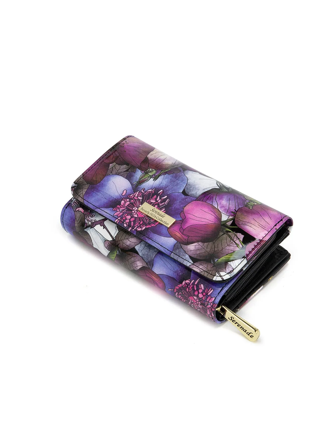 PETULA MEDIUM PATENT LEATHER WALLET WITH RFID- WSF1002