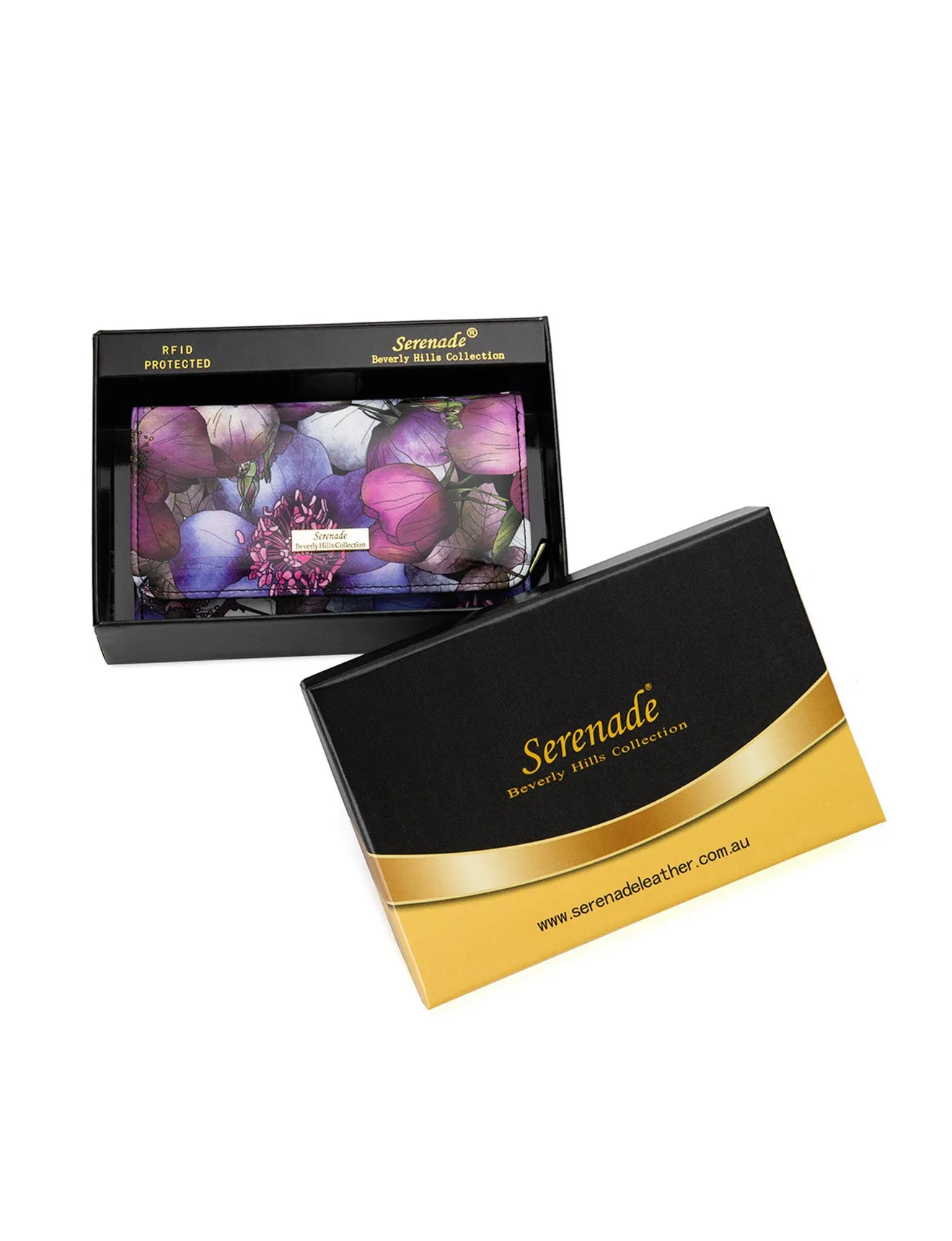 PETULA MEDIUM PATENT LEATHER WALLET WITH RFID- WSF1002