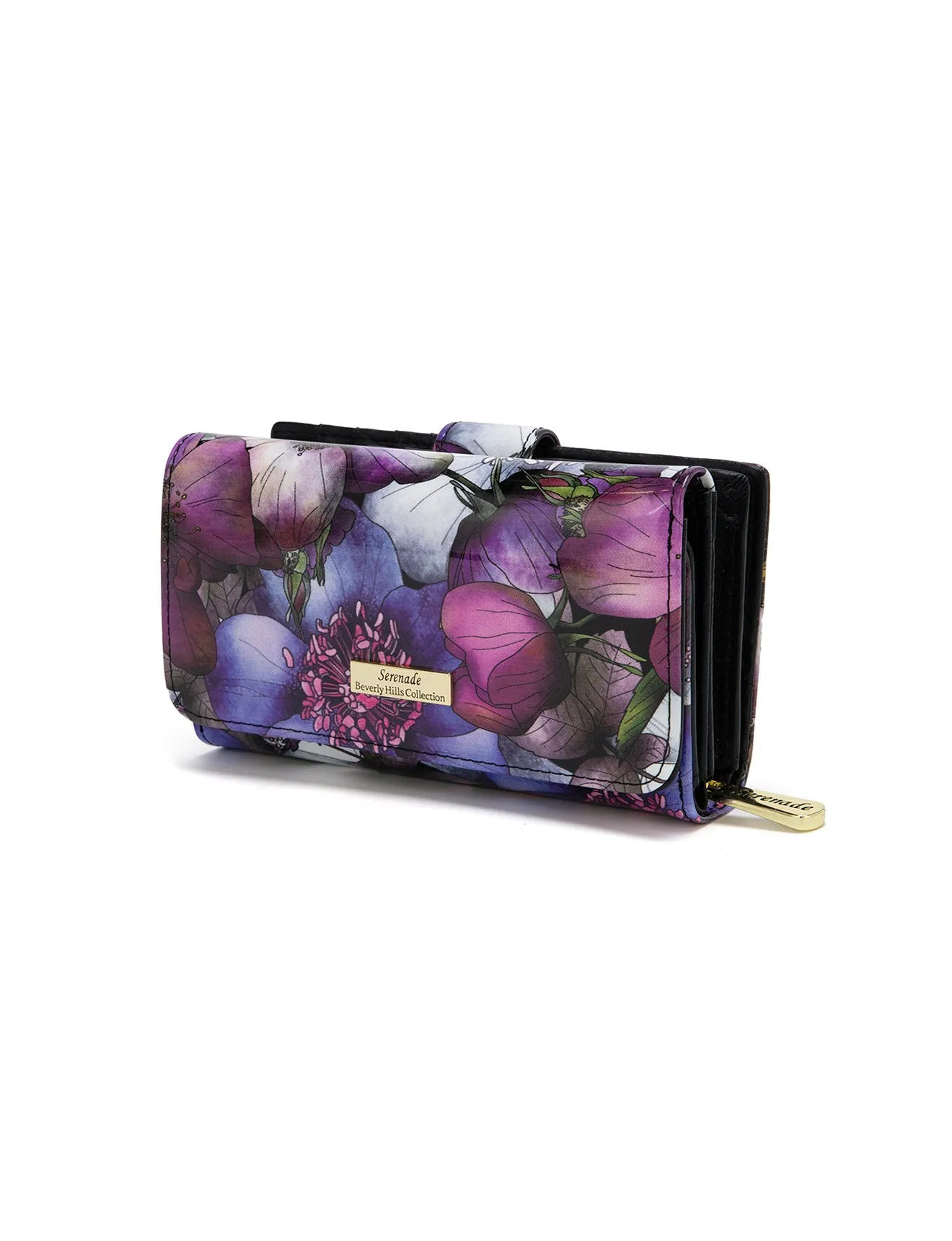 PETULA MEDIUM PATENT LEATHER WALLET WITH RFID- WSF1002
