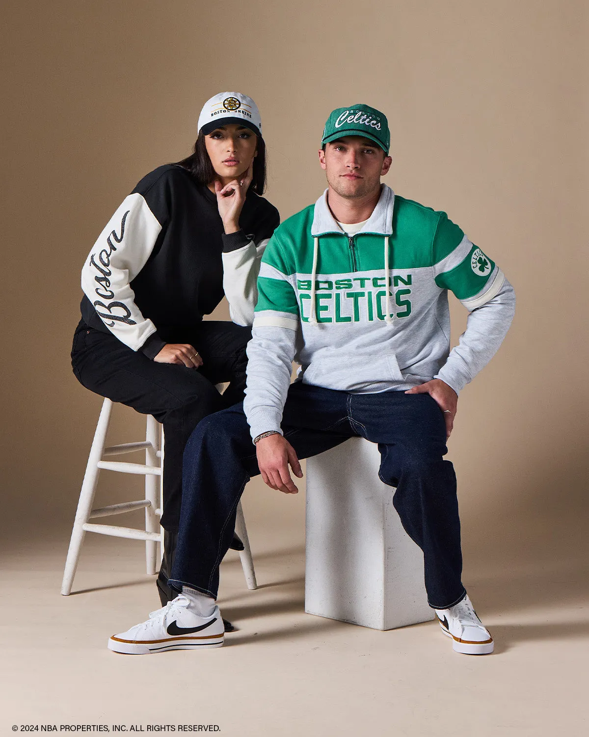 PHILADELPHIA 76ERS ARENA AMP '47 BAY RIDGE 1/4 ZIP