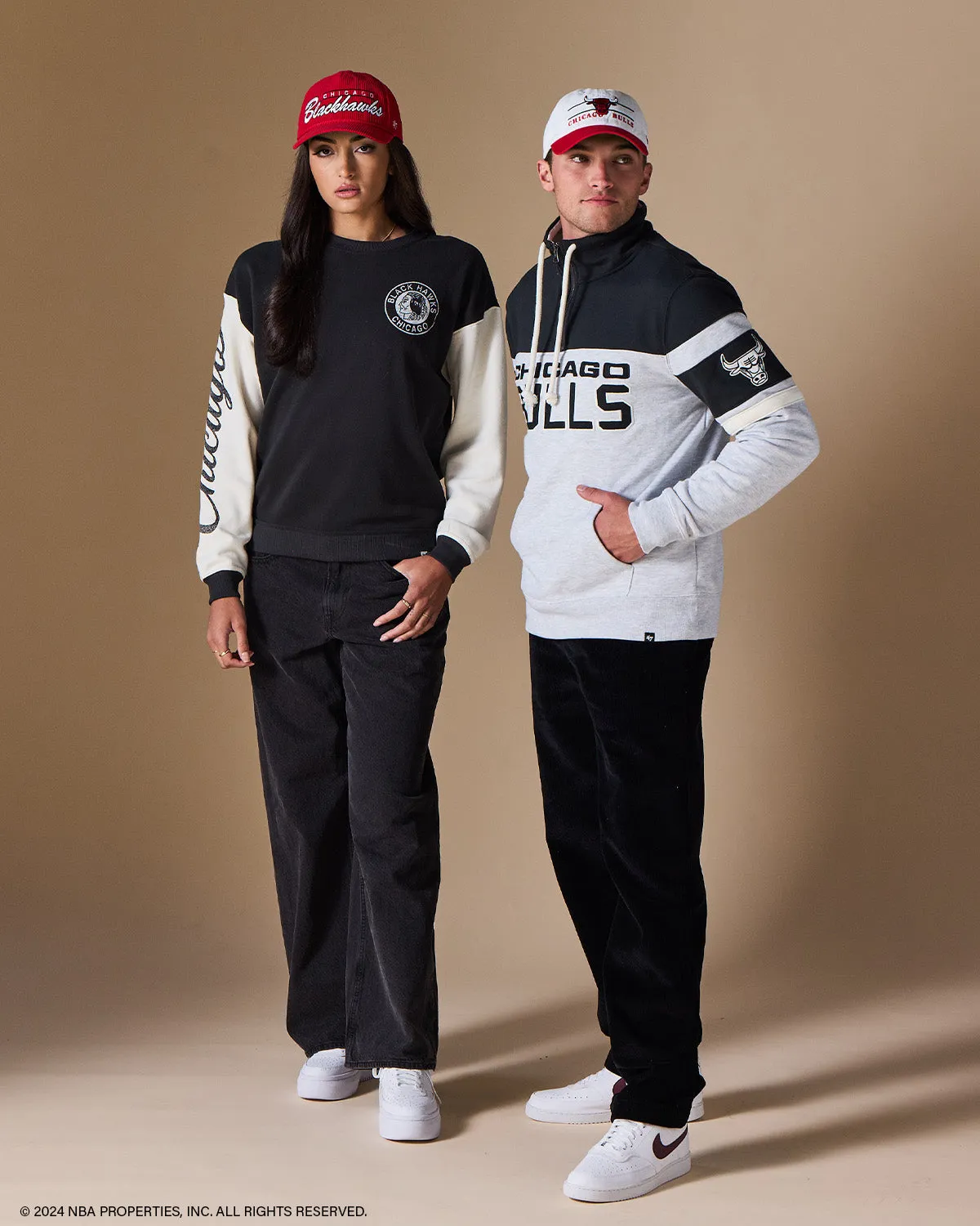 PHILADELPHIA 76ERS ARENA AMP '47 BAY RIDGE 1/4 ZIP