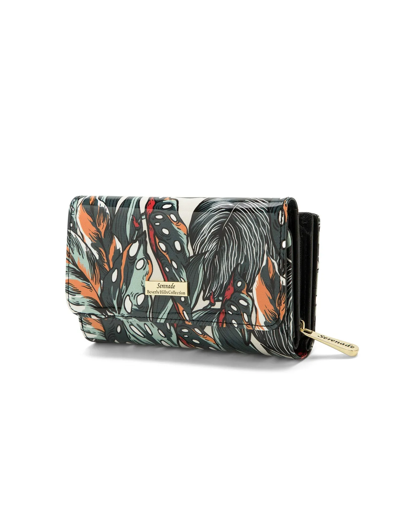 PHYLLIS MED LEATHER RFID WALLET-WSN8202