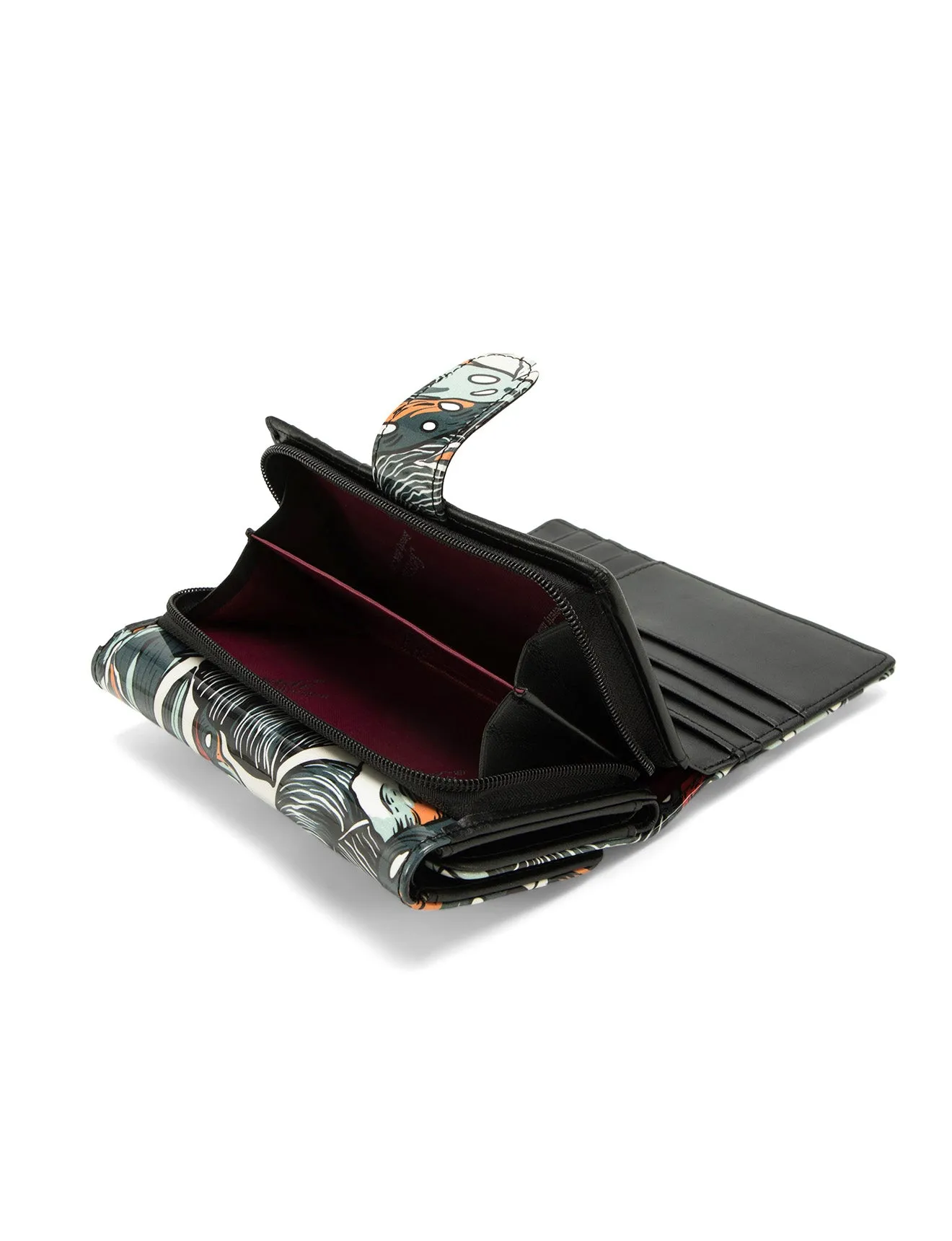 PHYLLIS MED LEATHER RFID WALLET-WSN8202