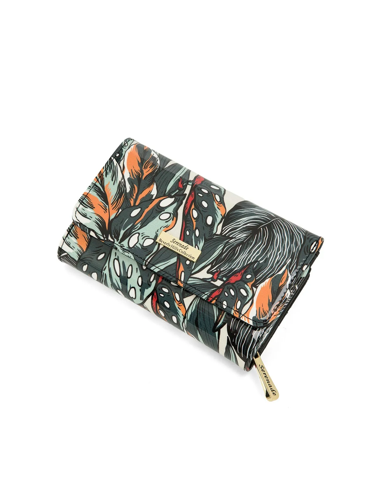 PHYLLIS MED LEATHER RFID WALLET-WSN8202