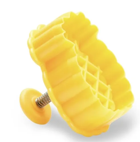 Pineapple Cookie Cutter Stamper with Ejector
