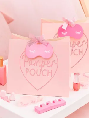 Pink Glitter Pamper Pouch Pamper Party Bag