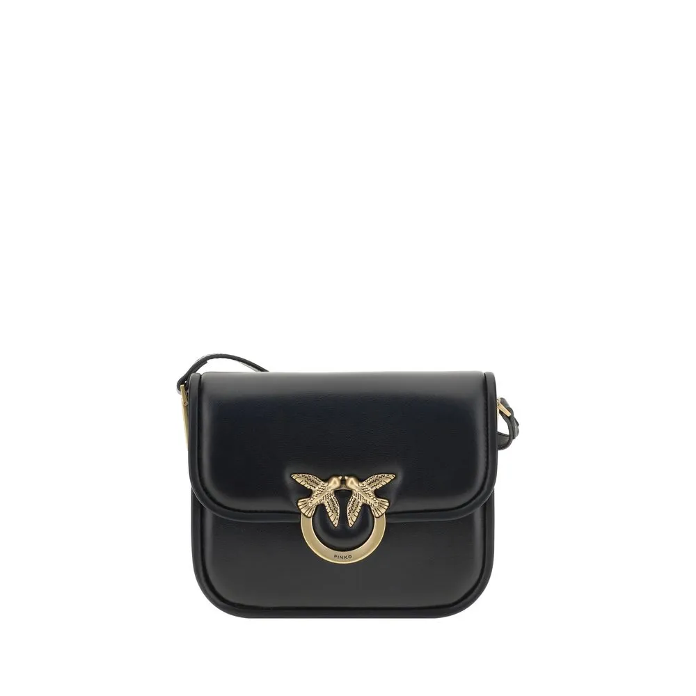 PINKO Love Leather Shoulder Bag