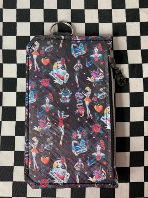 Pinup tattoes fan art card and phone wallet
