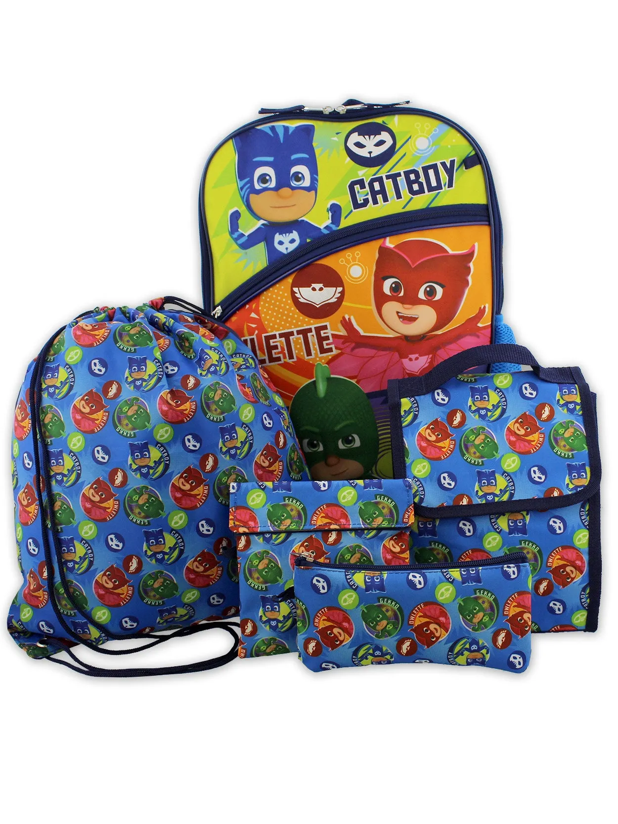 PJ Masks 16" School Backpack Set