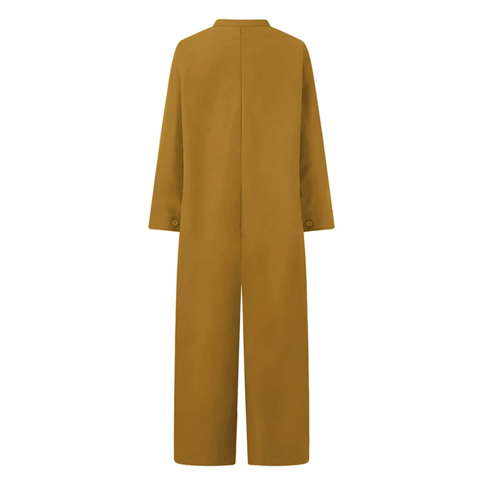 Plus Size Women's Jumpsuit With Multiple Pockets
