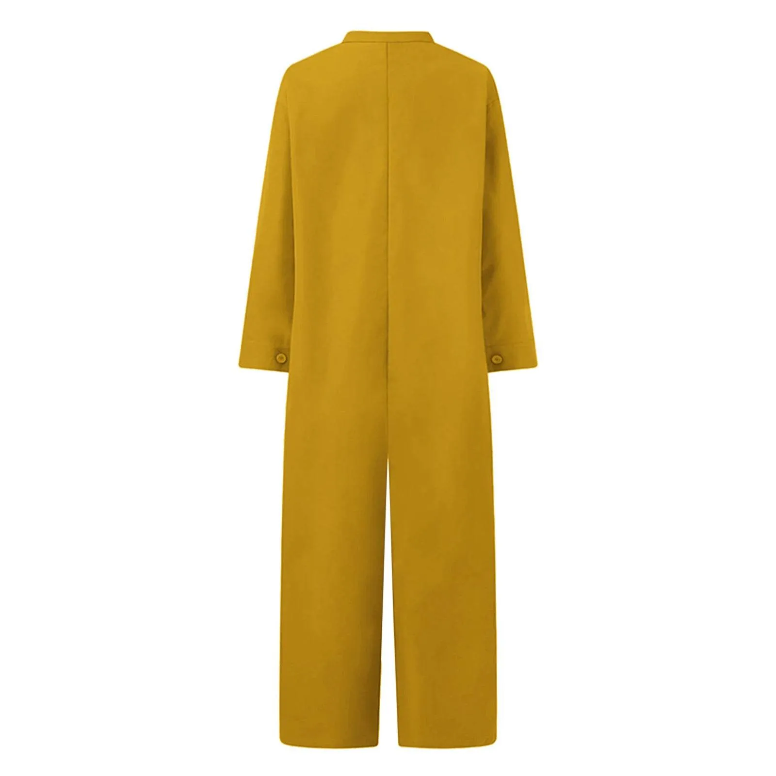 Plus Size Women's Jumpsuit With Multiple Pockets