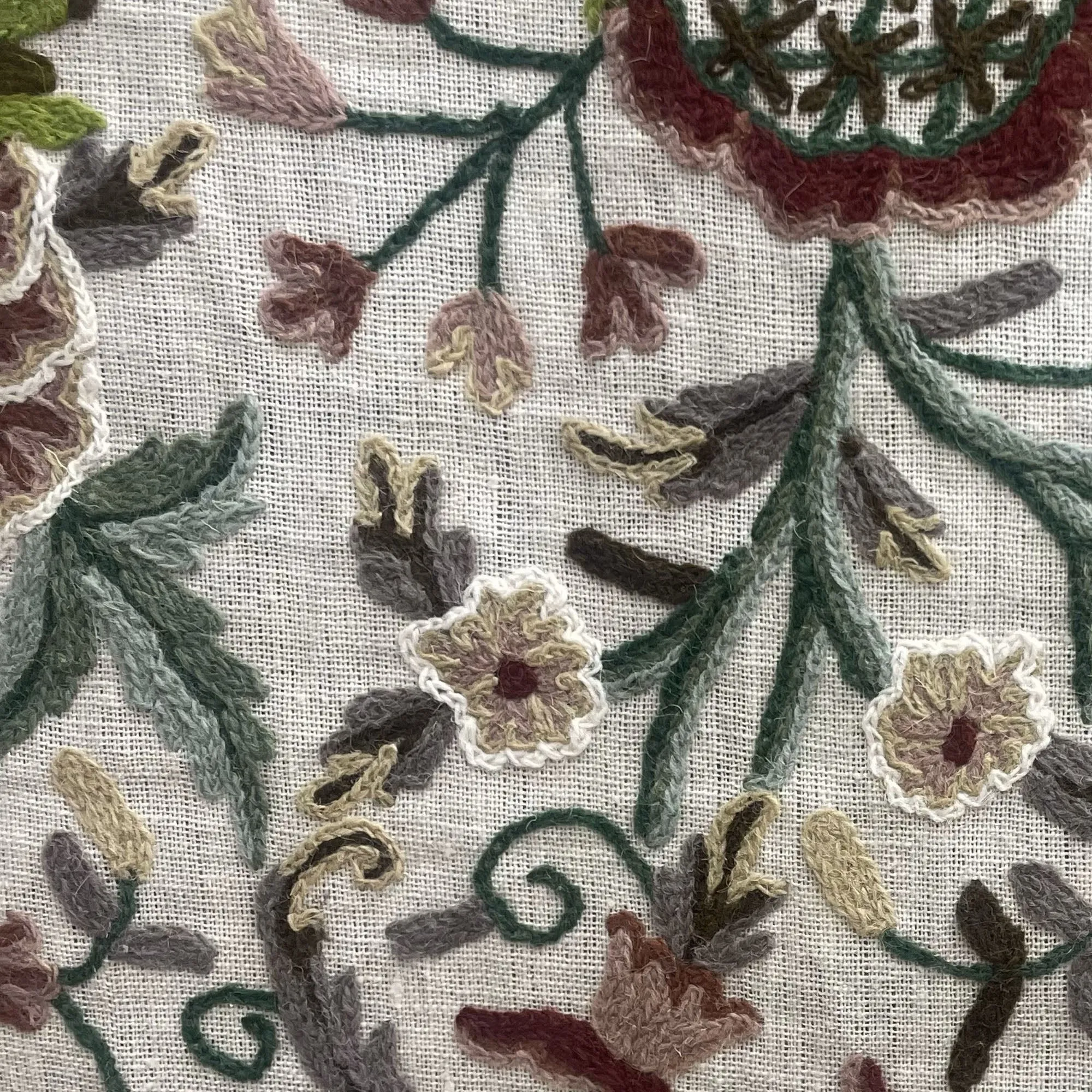 Plutus Whispering Thicket Floral Multicolor Luxury Throw Pillow