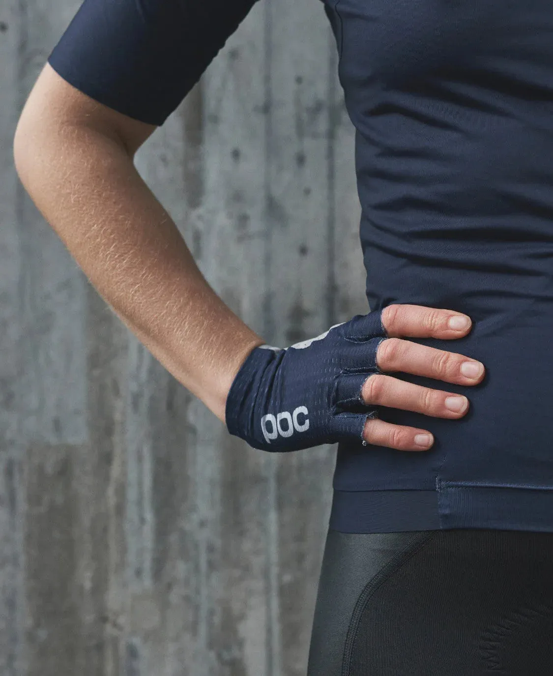 POC Agile Short Glove- Turmeline Navy