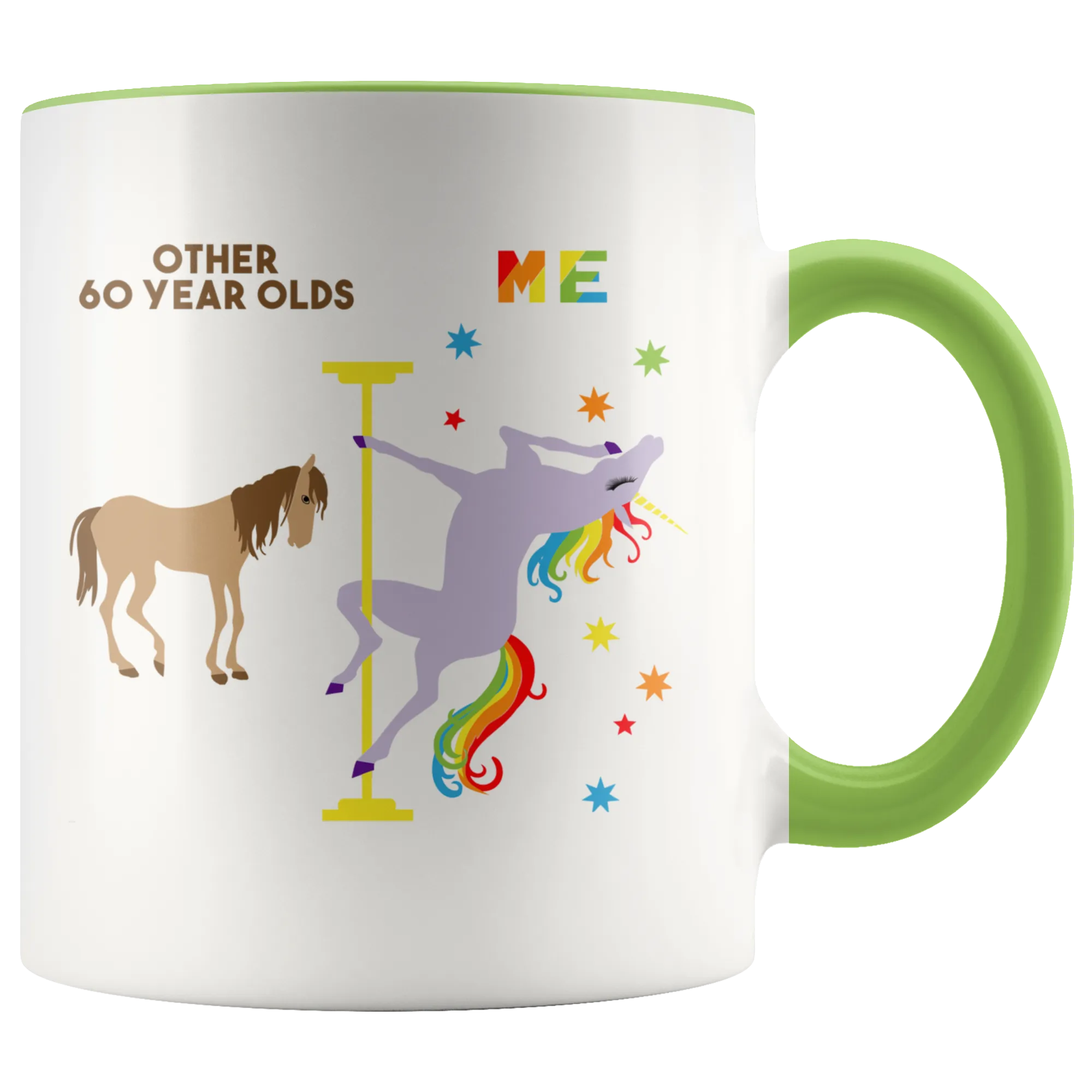 Pole Dancing Unicorn Mug 60th Birthday Gift For Women Turning 60 And Fabulous Mug Birthday Gifts 60th Bday Coffee Cup