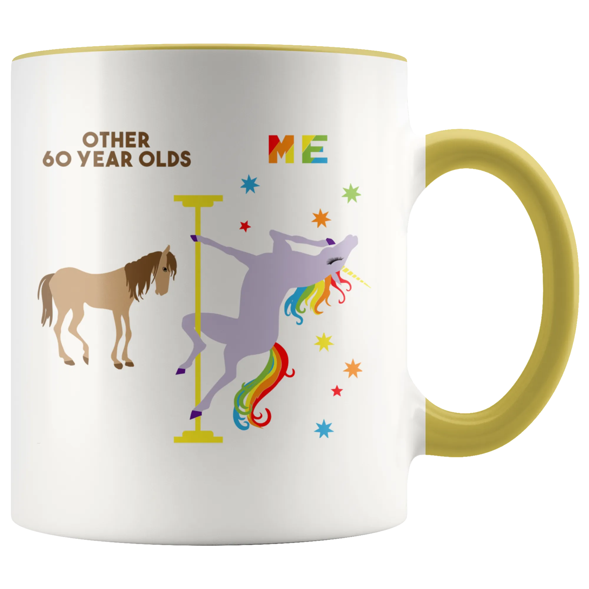 Pole Dancing Unicorn Mug 60th Birthday Gift For Women Turning 60 And Fabulous Mug Birthday Gifts 60th Bday Coffee Cup
