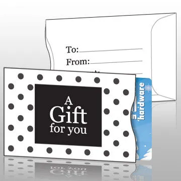 Polka Dot Gift Card Sleeves