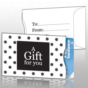 Polka Dot Gift Card Sleeves