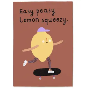 Postkarte «Easy peasy» von Nuukk