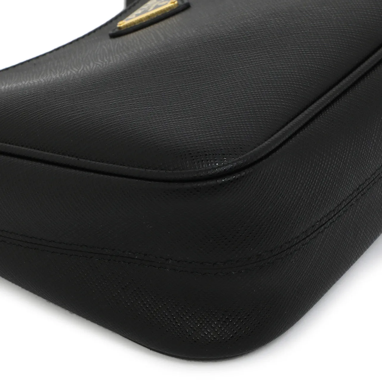 Prada Black Saffiano Re-Edition 2005 Shoulder Bag