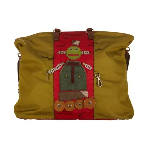 Prada Green Jumbo Monster Tote