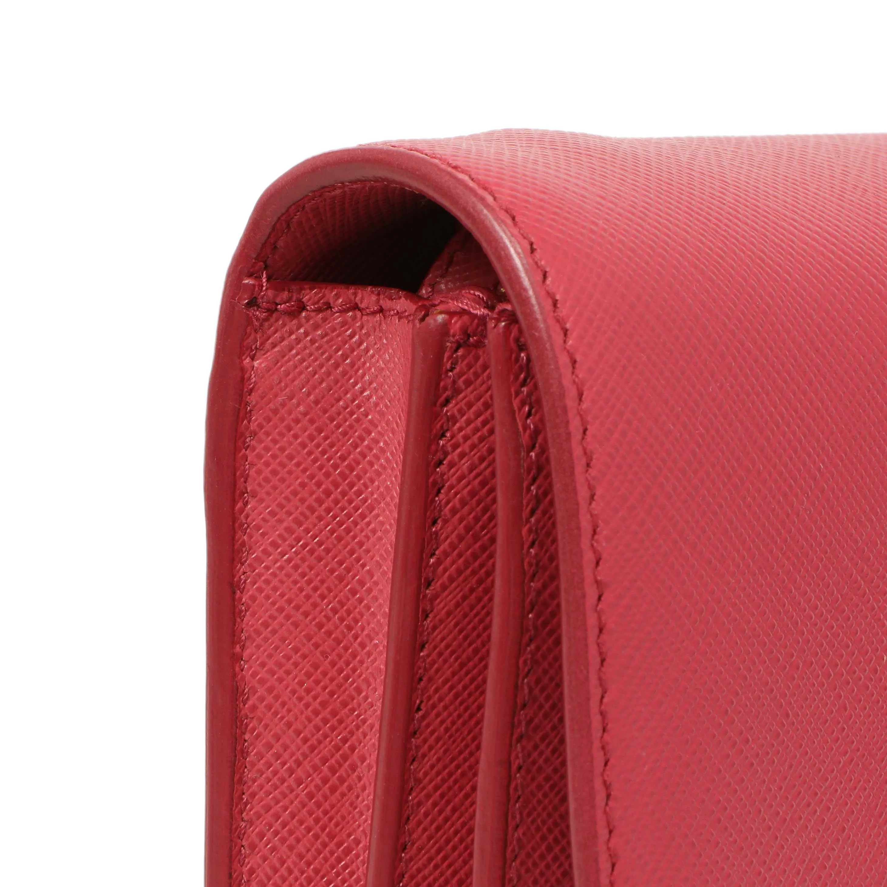 Prada Peonia Saffiano Lux Mini Crossbody
