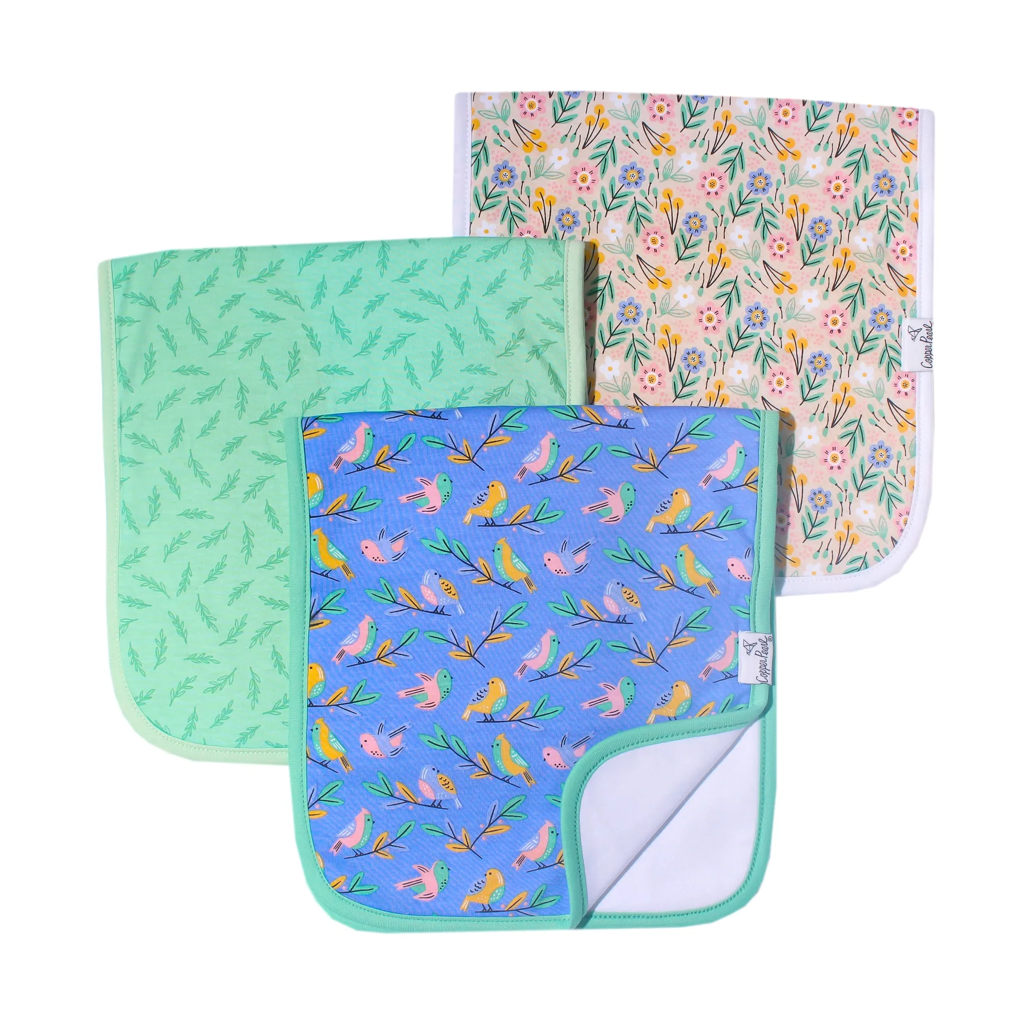 Premium Burp Cloths - Birdie