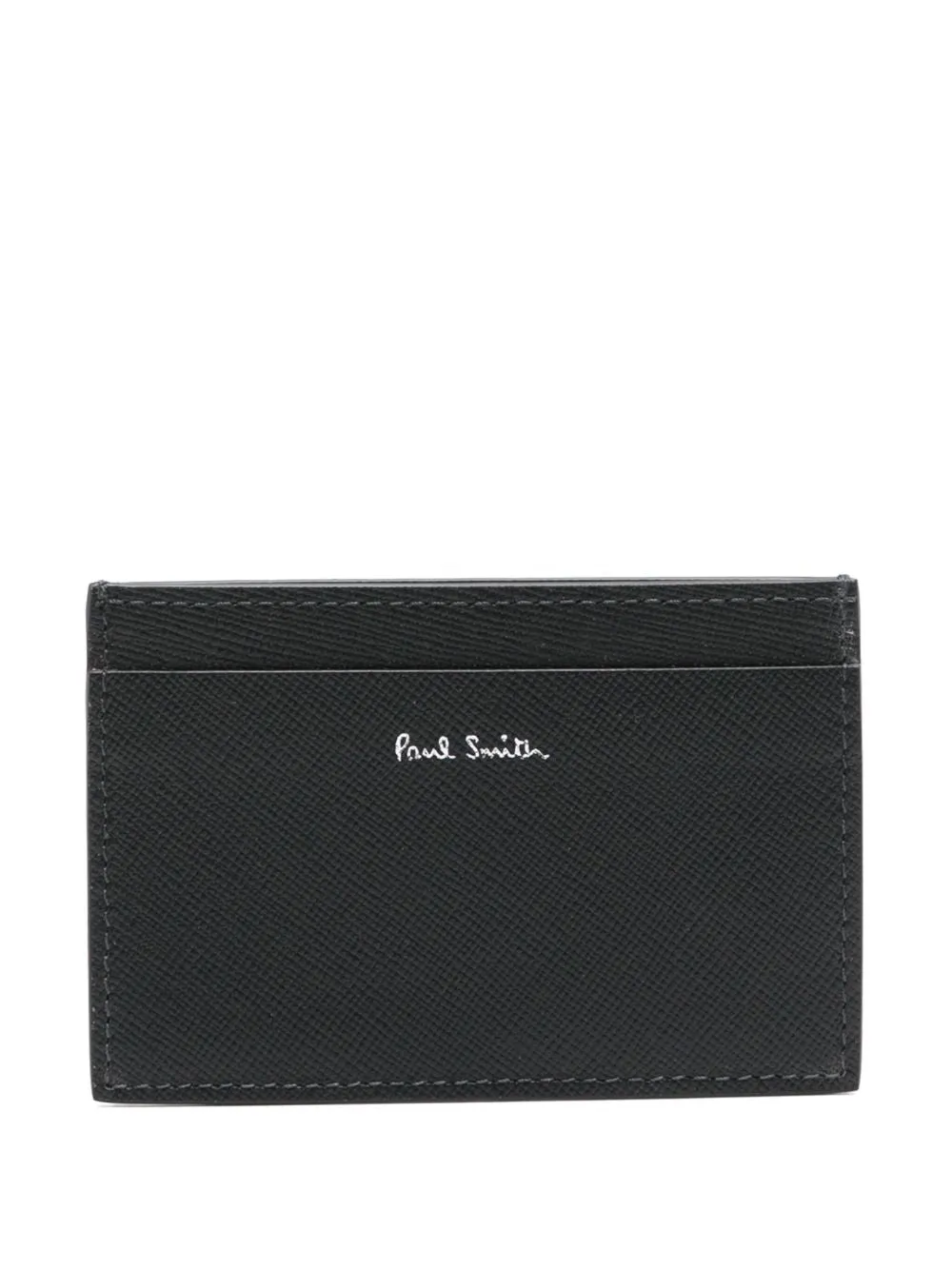 Printed leather card case
