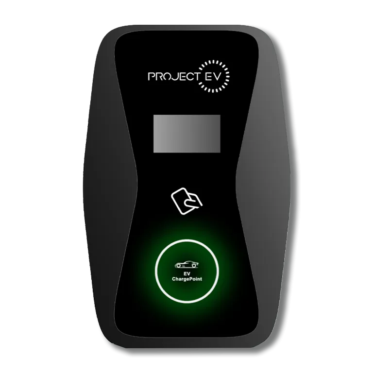 Project EV EVA-22S-SE-RFID 22kW Pro Earth Wall AC Electric Vehicle Charger Single Gun RFID (32A Three Phase)
