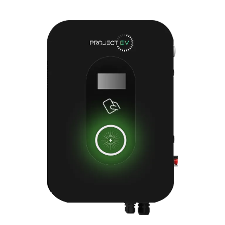 Project EV EVD-20S-P 20kW Wall DC Electric Vehicle Charger Single Gun RFID [CCS]