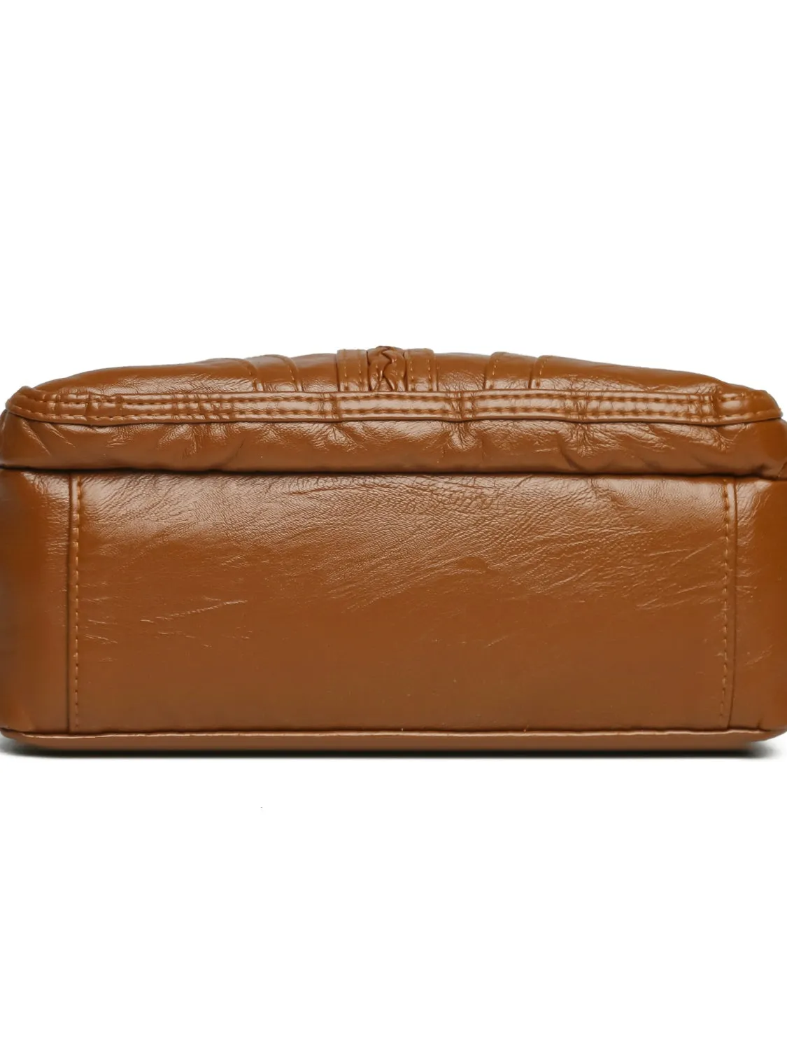 PU Leather Adjustable Strap Shoulder Bag