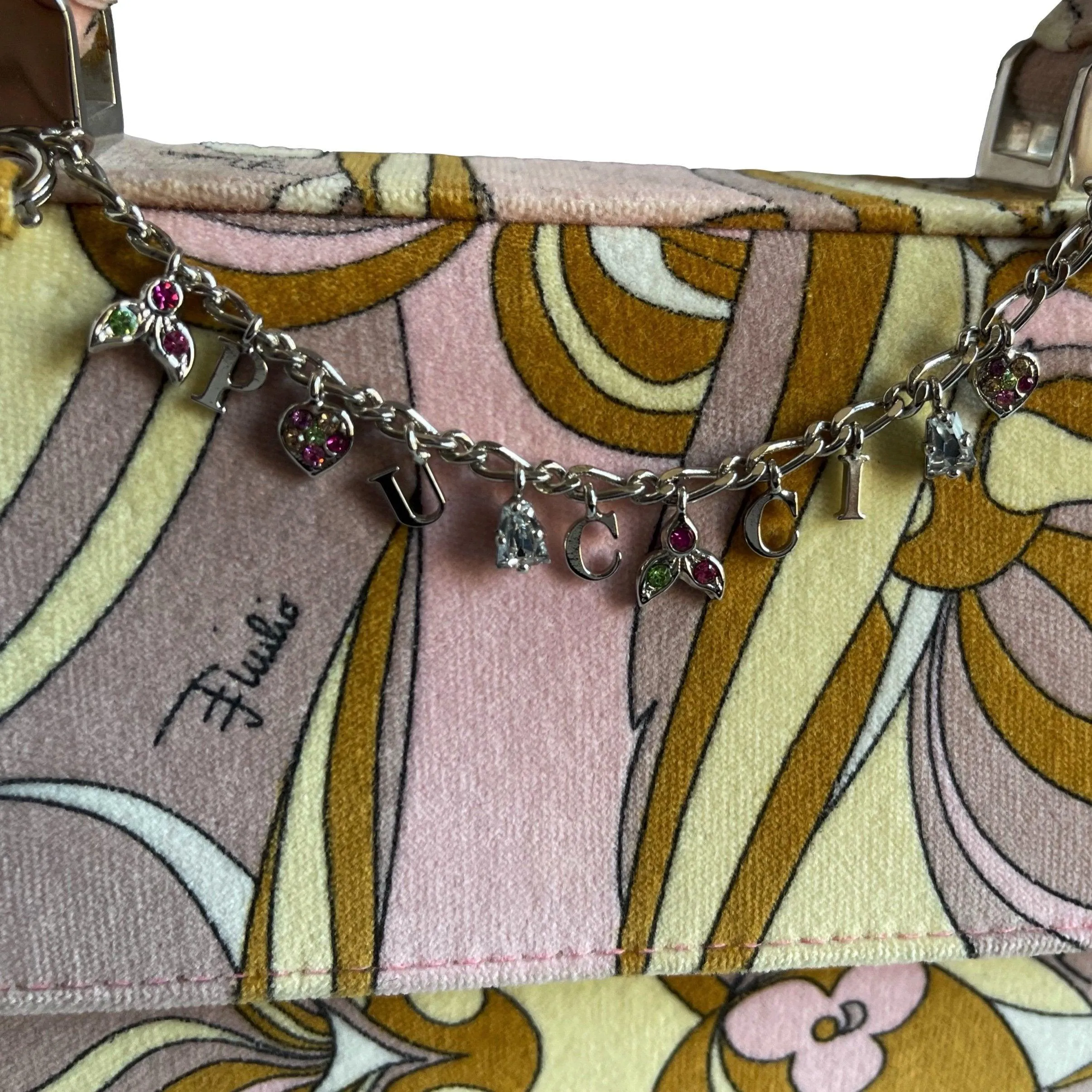Pucci Pink Print Charm Mini Top Handle