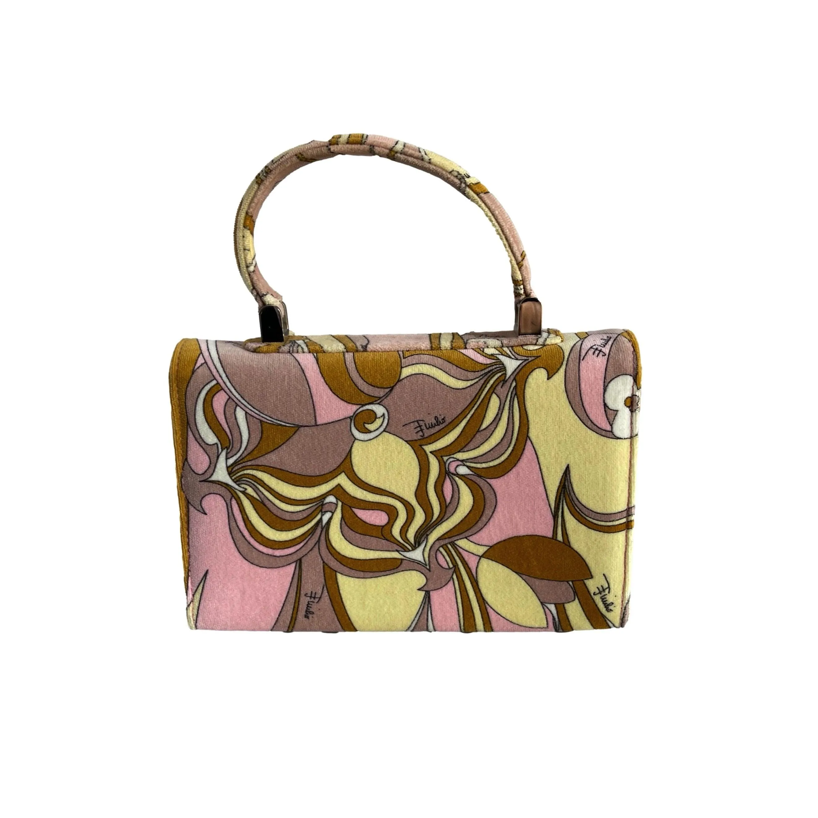 Pucci Pink Print Charm Mini Top Handle
