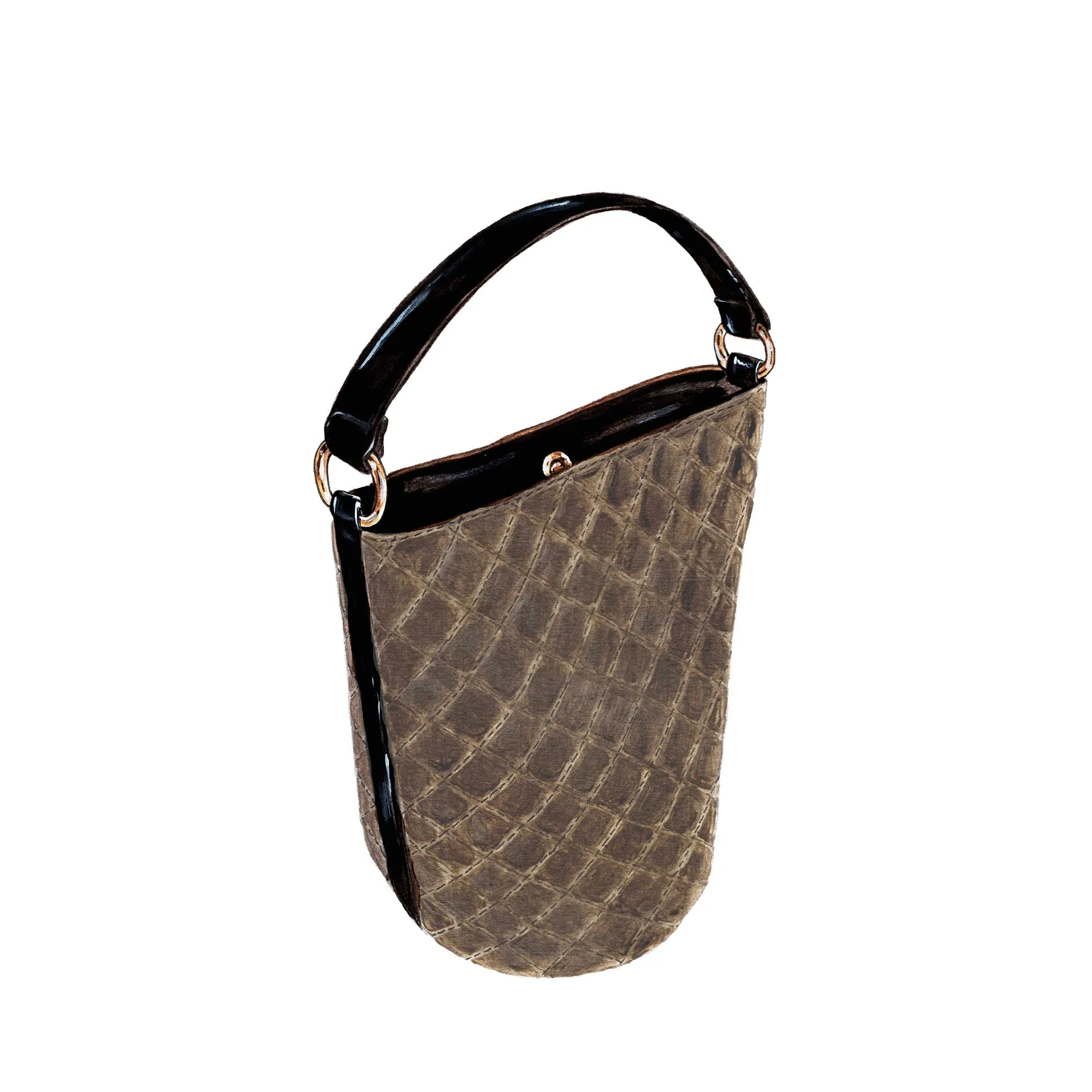 Quilted Bucket Bag
