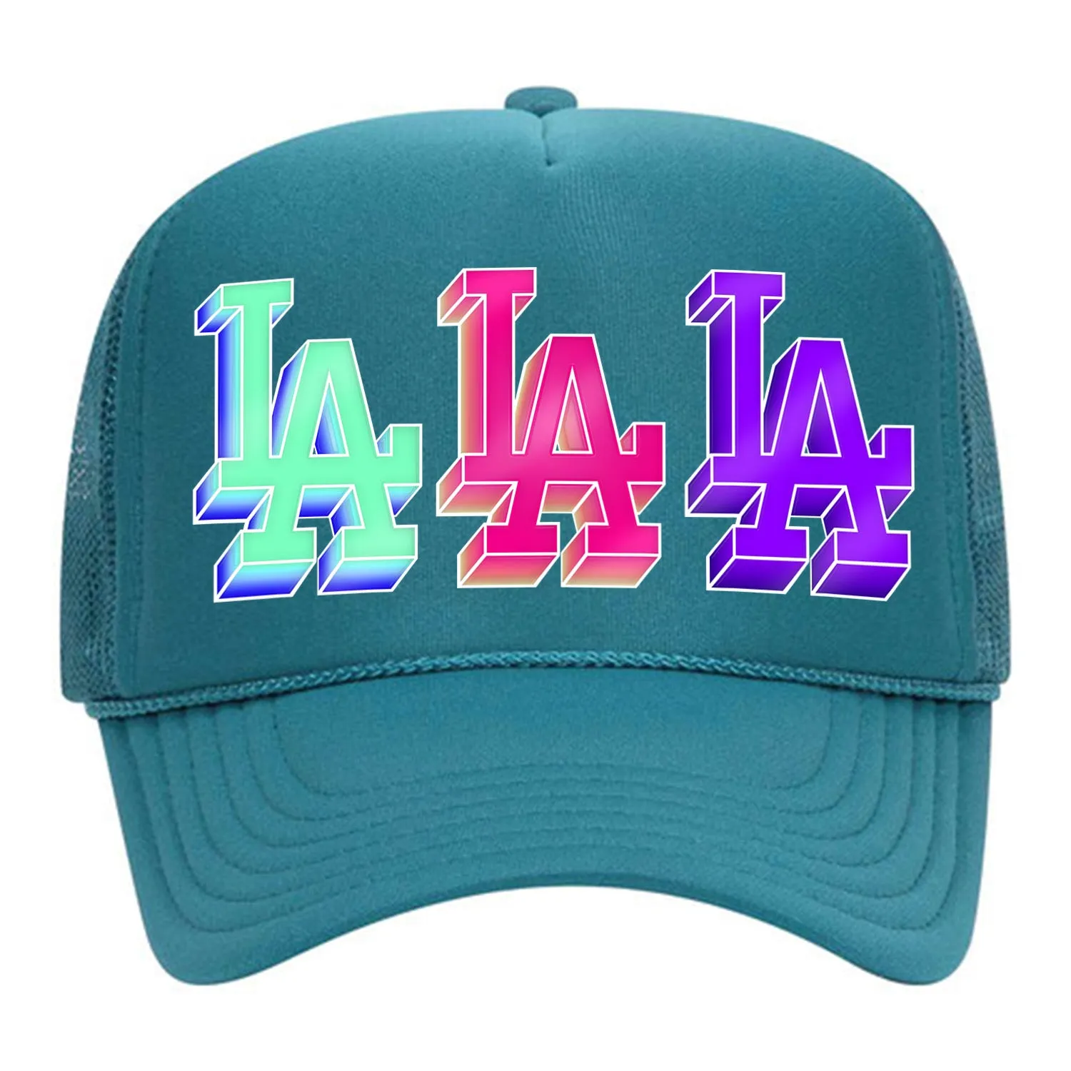 "ANGELENO" Foam Trucker - Teal