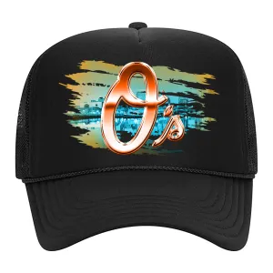 "BALTIMORE" Foam Trucker - Black