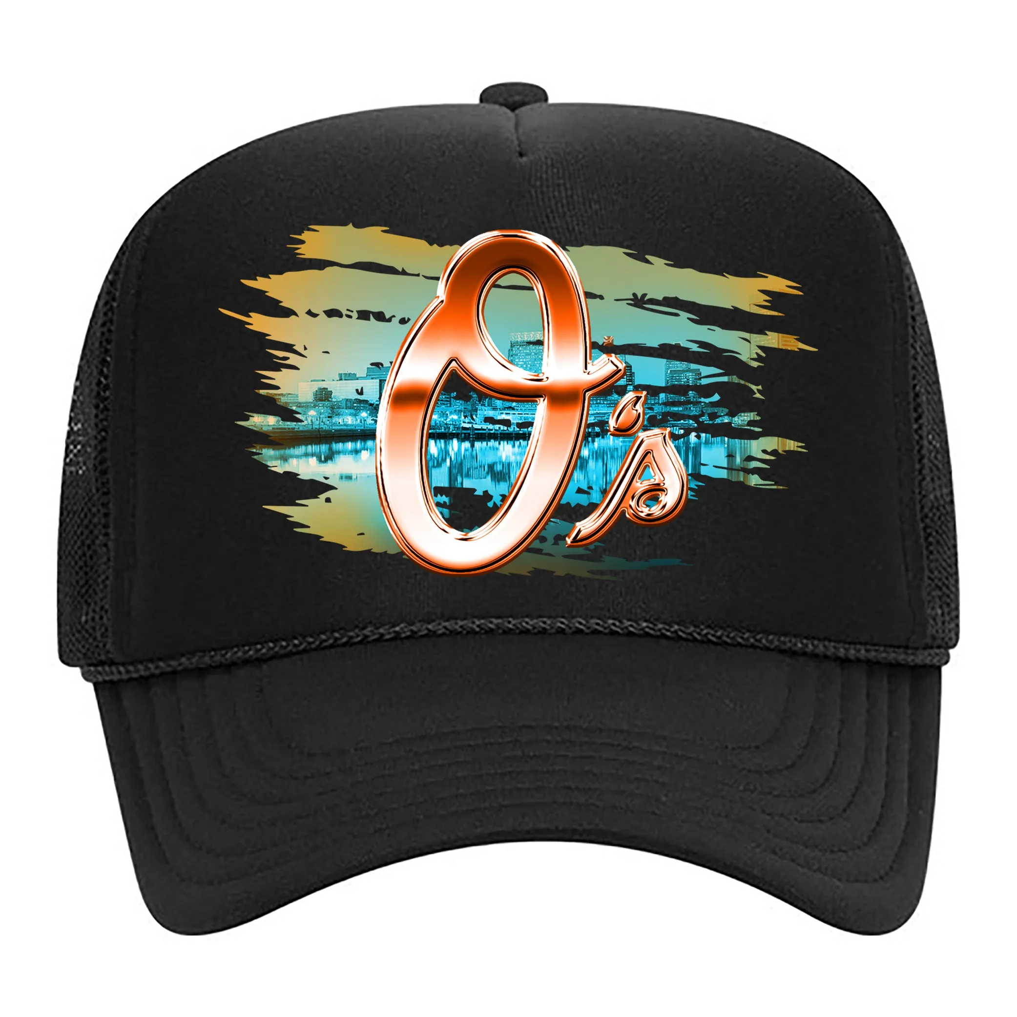 "BALTIMORE" Foam Trucker - Black