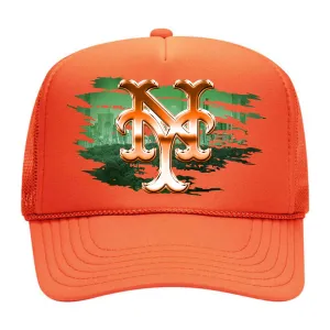 "BIG APPLE" Foam Trucker - Orange