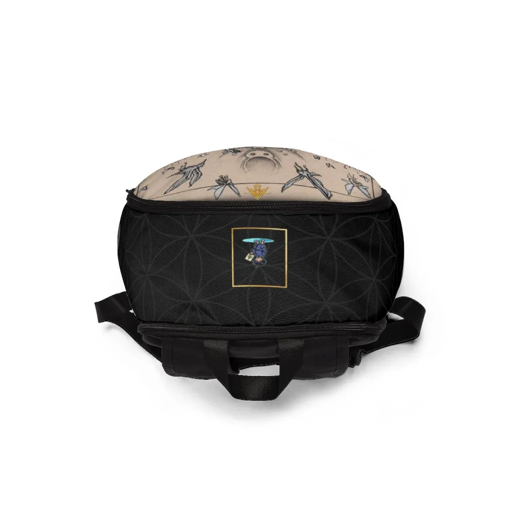 "The Empress" Tarot Card Unisex Fabric Backpack