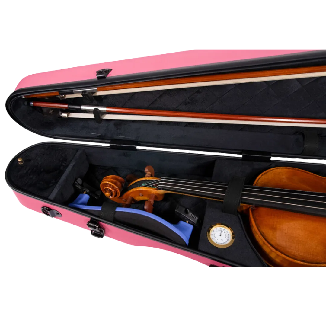 RAAN Shaped Violin Case Barbie Pink 3/4-4/4