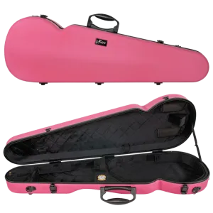 RAAN Shaped Violin Case Barbie Pink 3/4-4/4