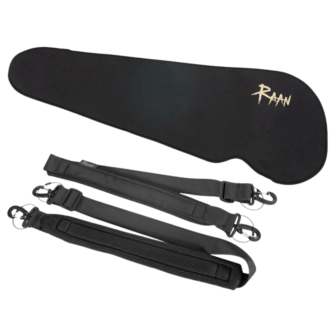 RAAN Shaped Violin Case Wine Red 3/4-4/4