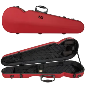 RAAN Shaped Violin Case Wine Red 3/4-4/4