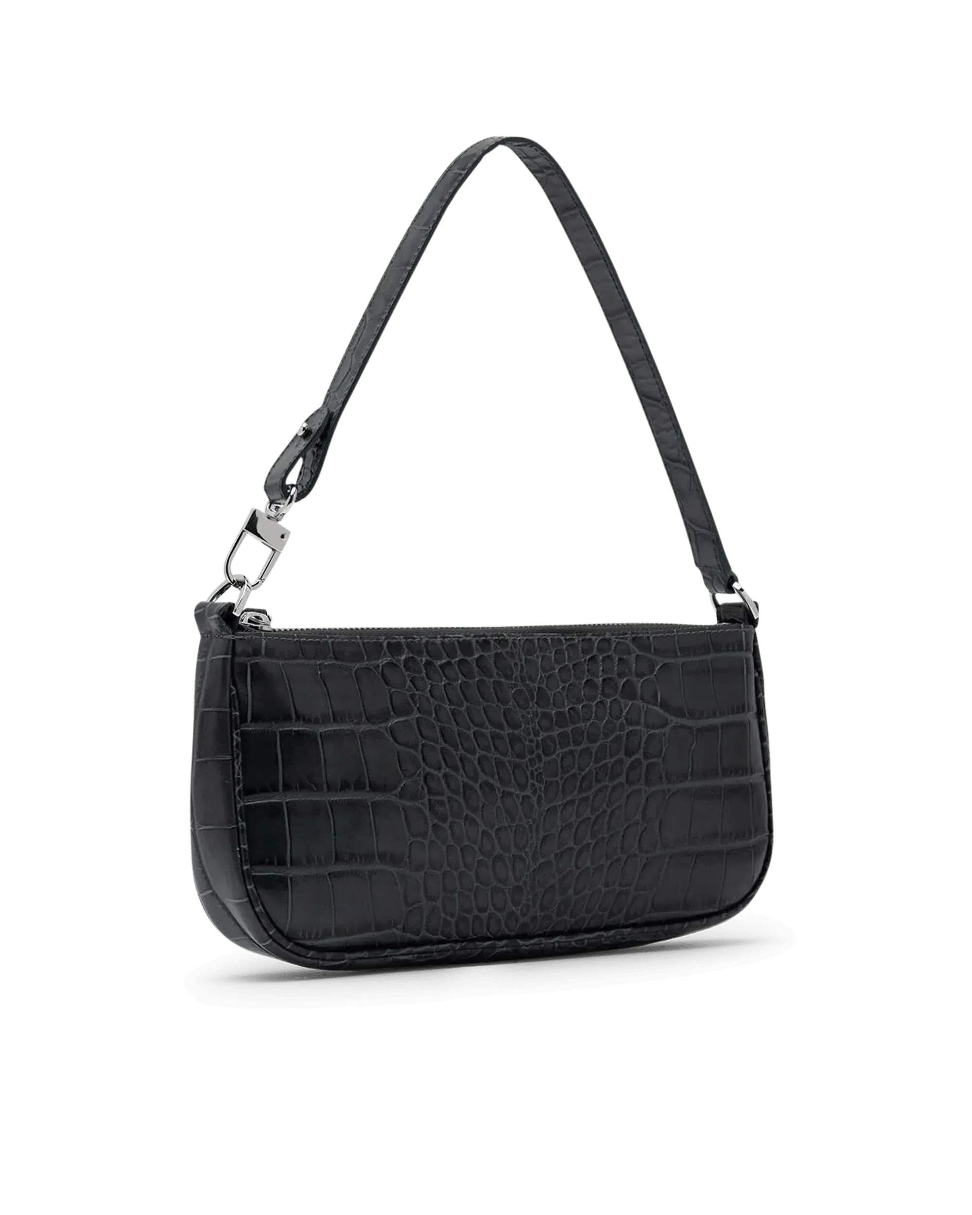 Rachel Croc-Effect Shoulder Bag