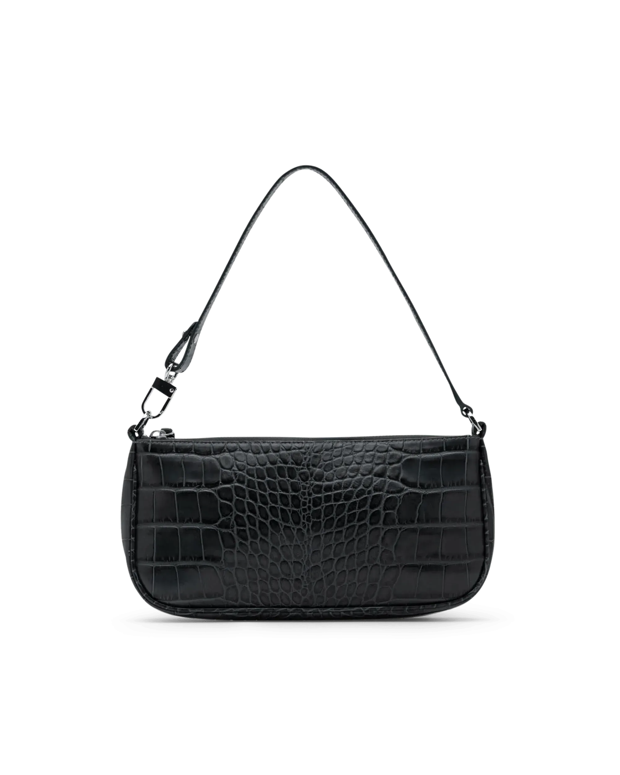 Rachel Croc-Effect Shoulder Bag