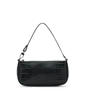 Rachel Croc-Effect Shoulder Bag